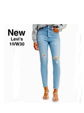 New Levi’s WEDGIE FIT SKINNY WOMEN'S JEANS Arctic Tundra  highRise SIZE 10⭐️⭐️⭐️